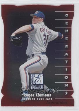 1998 Donruss Elite - [Base] - Aspirations #131 - Roger Clemens /750