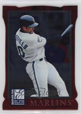 1998 Donruss Elite - [Base] - Aspirations #39 - Gary Sheffield /750