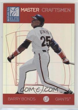 1998 Donruss Elite - Craftsmen - Master Craftsmen #23 - Barry Bonds /100