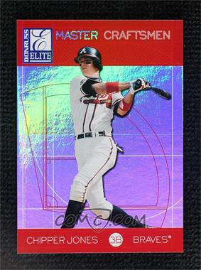 1998 Donruss Elite - Craftsmen - Master Craftsmen #7 - Chipper Jones /100