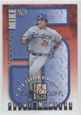 1998 Donruss Elite - Prime Numbers - Sample #_MIPI.2 - Mike Piazza (Running)