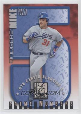 1998 Donruss Elite - Prime Numbers - Sample #_MIPI.2 - Mike Piazza (Running)