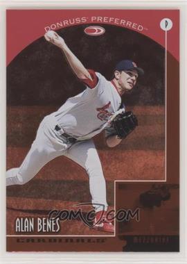 1998 Donruss Preferred - [Base] #109 - Mezzanine - Alan Benes