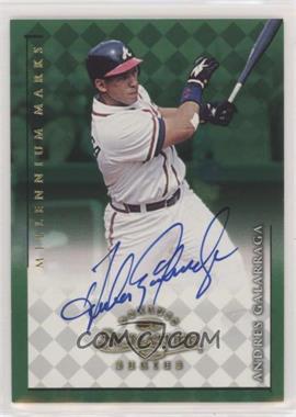 1998 Donruss Signature Series - Autographs - Millennium Marks #_ANGA - Andres Galarraga /1000 [EX to NM]