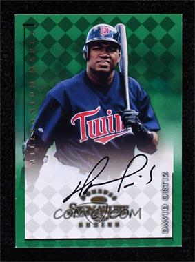 1998 Donruss Signature Series - Autographs - Millennium Marks #_DAOR - David Ortiz /1000