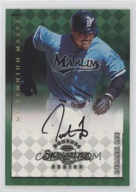 1998 Donruss Signature Series - Autographs - Millennium Marks #_DELE - Derrek Lee /1000