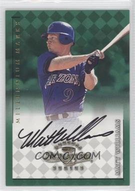 1998 Donruss Signature Series - Autographs - Millennium Marks #_MAWI - Matt Williams /1000