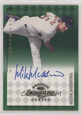 1998 Donruss Signature Series - Autographs - Millennium Marks #_MIMU - Mike Mussina /1000