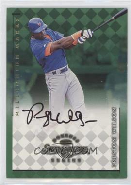 1998 Donruss Signature Series - Autographs - Millennium Marks #_PRWI - Preston Wilson /1000