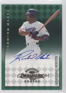 1998 Donruss Signature Series - Autographs - Millennium Marks #_ROWH - Rondell White /1000