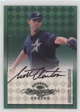 1998 Donruss Signature Series - Autographs - Millennium Marks #_SCEL - Scott Elarton /1000