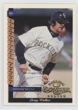 1998 Donruss Signature Series - [Base] - Signature Proof #33 - Larry Walker /150