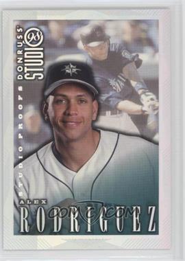 1998 Donruss Studio - [Base] - Studio Proofs #42 - Alex Rodriguez /1000