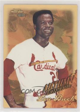 1998 Fleer Sports Illustrated World Series Fever - Autumn Excellence - Gold #6 AEG - Lou Brock