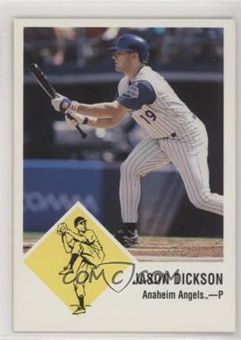 1998 Fleer Tradition - '63 - Vintage '63 #1 - Jason Dickson