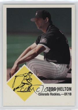 1998 Fleer Tradition - '63 - Vintage '63 #21 - Todd Helton