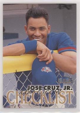 1998 Fleer Tradition - [Base] #571 - Jose Cruz Jr.