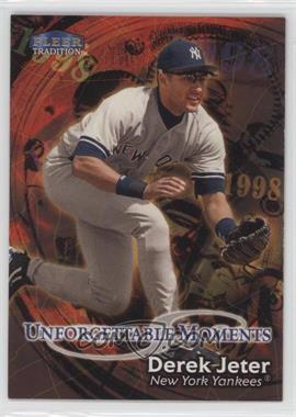 1998 Fleer Tradition - [Base] #586 - Derek Jeter