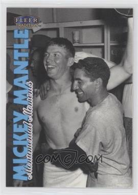 1998 Fleer Tradition - Mickey Mantle Monumental Moments #3MM - Mickey Mantle, Phil Rizzuto