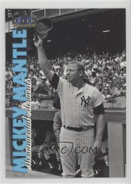1998 Fleer Tradition - Mickey Mantle Monumental Moments #9MM - Mickey Mantle