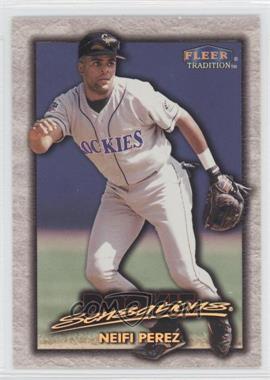 1998 Fleer Tradition - Rookie Sensations #16RS - Neifi Perez