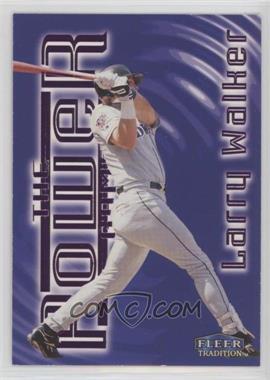 1998 Fleer Tradition - The Power Game #20PG - Larry Walker