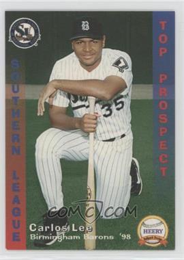 1998 Grandstand Southern League Top Prospects - [Base] #14 - Carlos Lee
