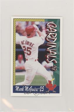 1998 Kansas City Life Insurance St. Louis Cardinals - Stadium Giveaway [Base] #25 - Mark McGwire [EX to NM]