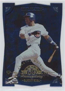 1998 Leaf - [Base] - Fractal Matrix Die-Cut Diamond-Axis Executive Proof #144 - Sammy Sosa /50