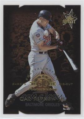 1998 Leaf - [Base] - Fractal Matrix Die-Cut #177 - Cal Ripken Jr. (Bronze X-Axis) /400