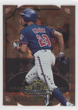 1998 Leaf - [Base] - Fractal Matrix Die-Cut #200 - Jose Cruz Jr. (Bronze X-Axis) /400