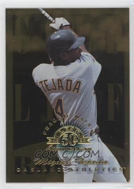 1998 Leaf - [Base] - Fractal Matrix #186 - Miguel Tejada (Gold) /400