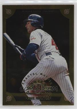 1998 Leaf - [Base] - Fractal Matrix #79 - Paul Molitor (Gold) /400