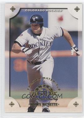 1998 Leaf Fractal Foundation - [Base] - Fractal Materials #76 - Dante Bichette (Leather) /800