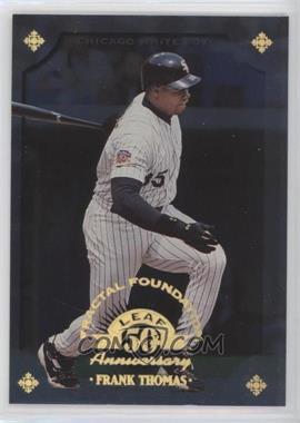 1998 Leaf Fractal Foundation - [Base] #106 - Frank Thomas /3999