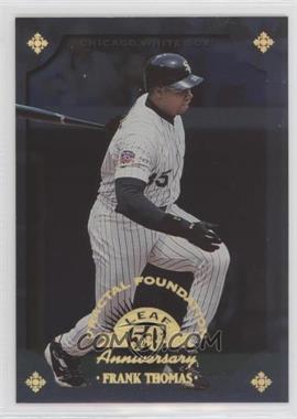 1998 Leaf Fractal Foundation - [Base] #106 - Frank Thomas /3999