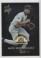 Gold Leaf Star - Alex Rodriguez #/3,999