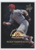 Gold Leaf Star - Juan Gonzalez #/3,999