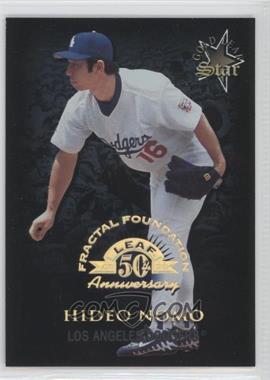 1998 Leaf Fractal Foundation - [Base] #176 - Gold Leaf Star - Hideo Nomo /3999