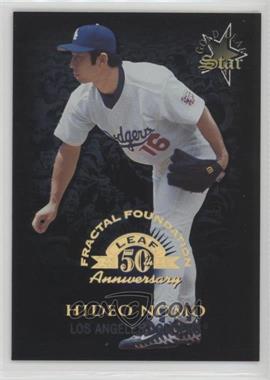 1998 Leaf Fractal Foundation - [Base] #176 - Gold Leaf Star - Hideo Nomo /3999