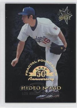 1998 Leaf Fractal Foundation - [Base] #176 - Gold Leaf Star - Hideo Nomo /3999