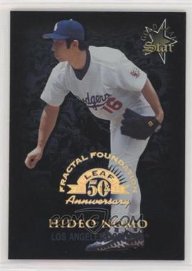 1998 Leaf Fractal Foundation - [Base] #176 - Gold Leaf Star - Hideo Nomo /3999