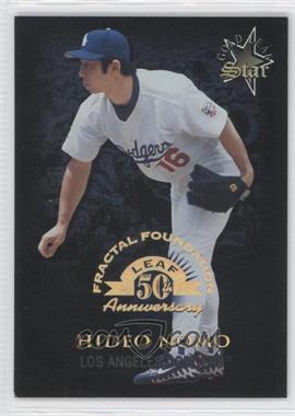 1998 Leaf Fractal Foundation - [Base] #176 - Gold Leaf Star - Hideo Nomo /3999