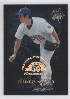 1998 Leaf Fractal Foundation - [Base] #176 - Gold Leaf Star - Hideo Nomo /3999