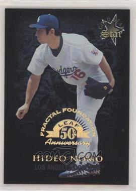 1998 Leaf Fractal Foundation - [Base] #176 - Gold Leaf Star - Hideo Nomo /3999