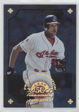 1998 Leaf Fractal Foundation - [Base] #51 - David Justice /3999