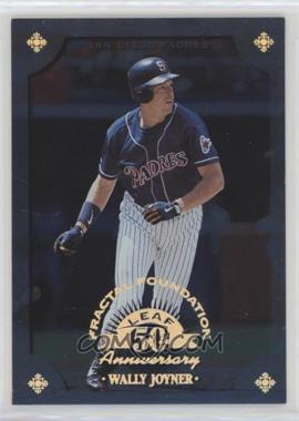 1998 Leaf Fractal Foundation - [Base] #72 - Wally Joyner /3999