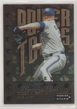 1998 Leaf Rookies & Stars - [Base] - Longevity #158 - Power Tools - Roger Clemens /50