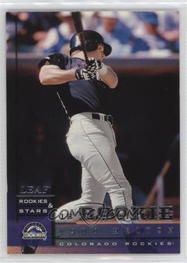 1998 Leaf Rookies & Stars - [Base] - True Blue #192 - Todd Helton /500