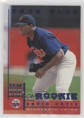 1998 Leaf Rookies & Stars - [Base] - True Blue #196 - David Ortiz /500